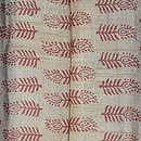 生紬に紋織りの羽織　羽裏