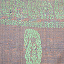 生紬に紋織りの羽織　質感・風合