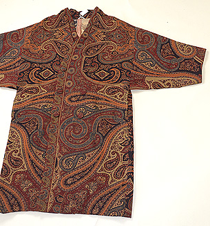 カシミール織コート