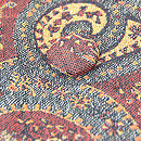 カシミール織コート　質感・風合（表地・くるみボタン）