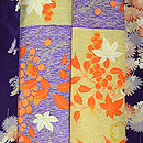 枝菊柄の羽織　羽裏