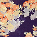 枝菊柄の羽織　質感・風合