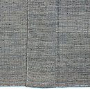 藍濃淡ざざんざ紬　上前