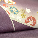 吉祥文刺繍訪問着　質感・風合