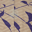 南天に椿の付下げ　背紋