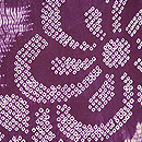 絞り捻梅の小紋　質感・風合