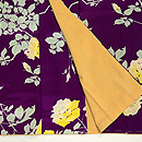 紫地薔薇の小紋　上前