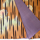 芥子の花に縦絣散歩着　上前