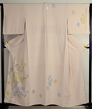 更紗風文様付下訪問着