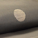 水玉散らし大島紬袷　質感・風合