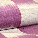 大格子縮単衣 質感・風合