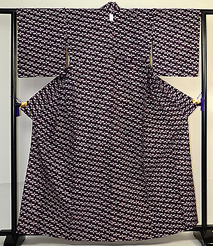 南部紫根染単衣