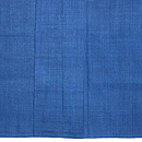 縹(はなだ)色本場結城単衣　上前