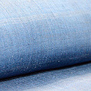 縹(はなだ)色本場結城単衣　質感・風合