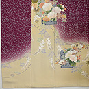 貝島はるみ作 四季の花々模様訪問着 上前