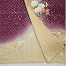 貝島はるみ作 四季の花々模様訪問着 上前