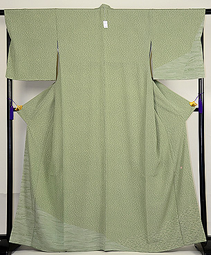 松葉に流水江戸小紋