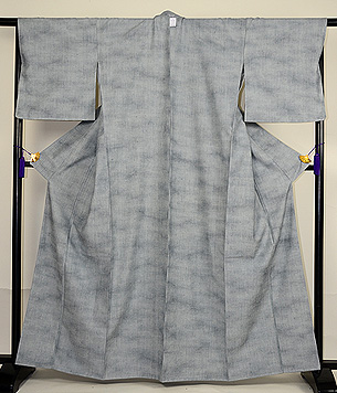 グレーぼかし結城紬