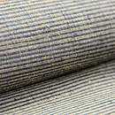 根岸色横段紬袷　質感・風合