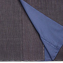 本場結城紬縞袷　上前