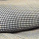 縮緬格子袷　質感・風合