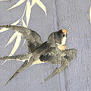 柳に燕単衣　質感・風合