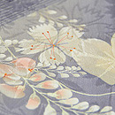 紋錦紗秋草の付下　質感・風合