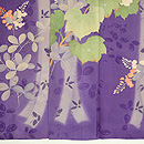 紋錦紗秋草の付下　上前