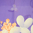 紋錦紗秋草の付下　質感・風合