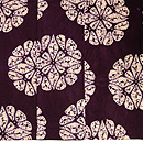 南部絞り紫根染単衣　上前