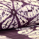 南部絞り紫根染単衣　質感・風合