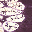 南部絞り紫根染単衣　質感・風合