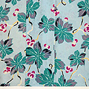 八ツ手の小紋単衣　上前