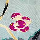 八ツ手の小紋単衣　質感・風合