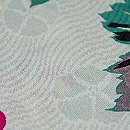 八ツ手の小紋単衣　質感・風合