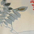 雲取りに藤の図単衣訪問着　質感・風合