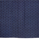 麻の葉文様綿薩摩単衣　上前