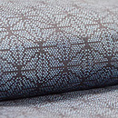 麻の葉文様綿薩摩単衣　質感・風合