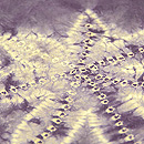 紫根染楓絞り袷小紋 質感・風合