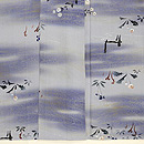 春の小花の図単衣小紋　上前