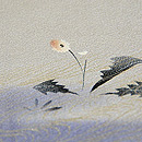春の小花の図単衣小紋　質感・風合