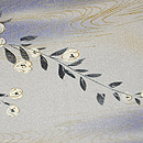 春の小花の図単衣小紋　質感・風合