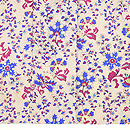 アールデコ文様絽小紋　上前