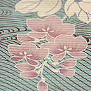 荒海に葛の図単衣小紋　質感・風合