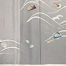 海の浜辺文様訪問着 上前