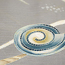 海の浜辺文様訪問着 質感・風合