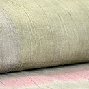山葵色ぼかし美麻上布 質感・風合