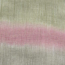 山葵色ぼかし美麻上布 質感・風合