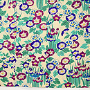 初夏の花々単衣小紋 上前