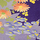 紫濃淡万寿、小菊と紅葉小紋　質感・風合